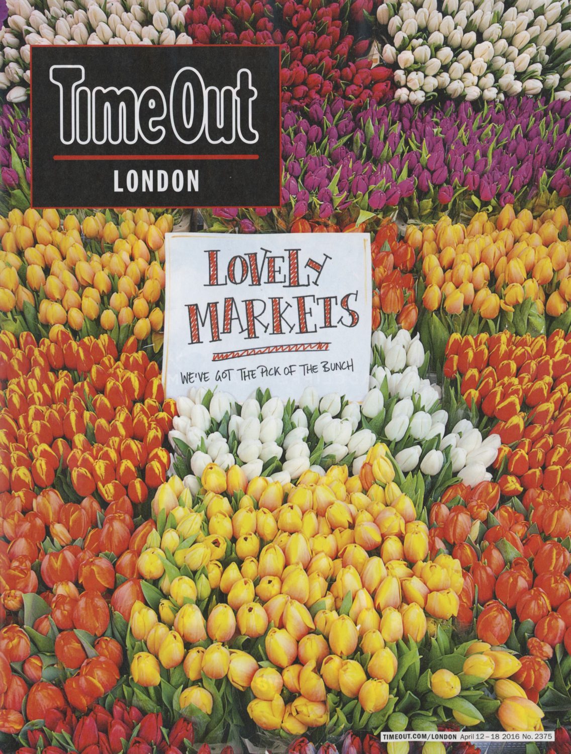 Time Out London, 12th – 18th April, 2016
